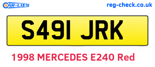S491JRK are the vehicle registration plates.