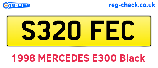 S320FEC are the vehicle registration plates.