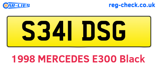 S341DSG are the vehicle registration plates.