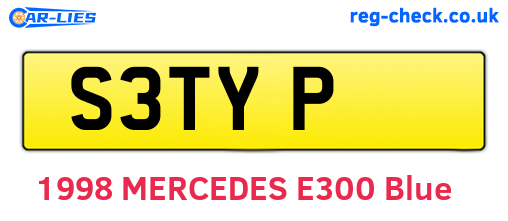 S3TYP are the vehicle registration plates.