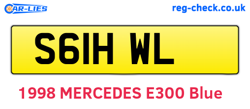S61HWL are the vehicle registration plates.