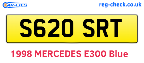S620SRT are the vehicle registration plates.