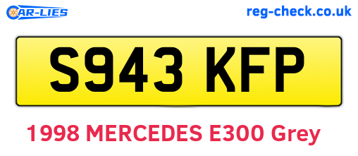 S943KFP are the vehicle registration plates.