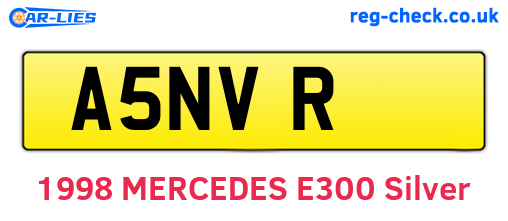 A5NVR are the vehicle registration plates.