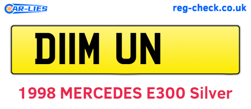D11MUN are the vehicle registration plates.