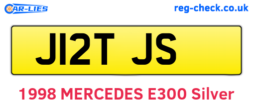 J12TJS are the vehicle registration plates.