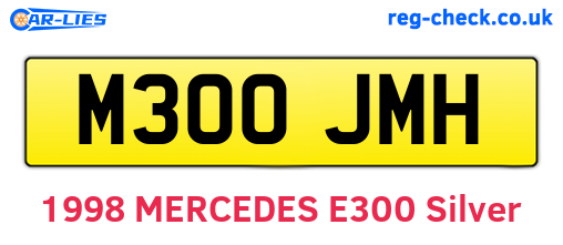 M300JMH are the vehicle registration plates.