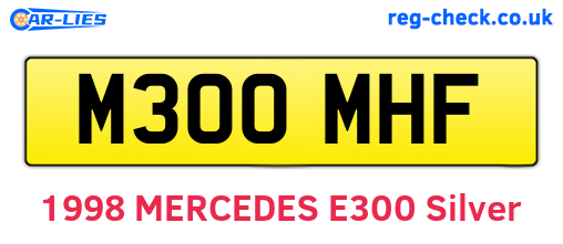 M300MHF are the vehicle registration plates.
