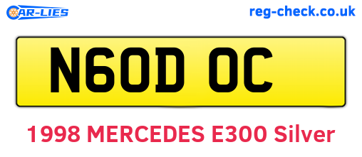 N60DOC are the vehicle registration plates.