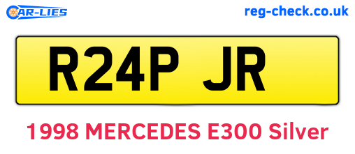 R24PJR are the vehicle registration plates.
