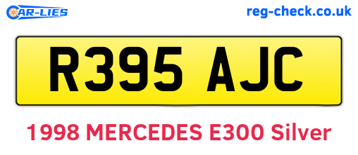 R395AJC are the vehicle registration plates.