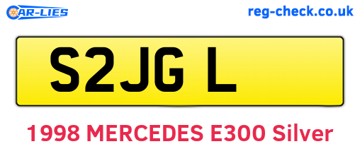 S2JGL are the vehicle registration plates.