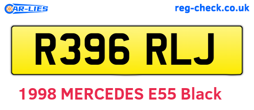 R396RLJ are the vehicle registration plates.