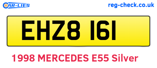 EHZ8161 are the vehicle registration plates.