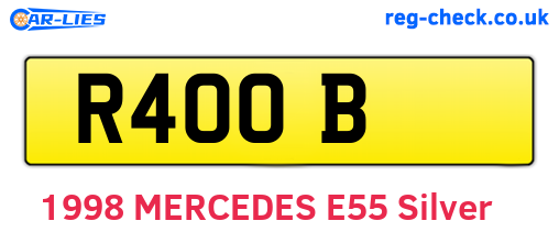 R4OOB are the vehicle registration plates.