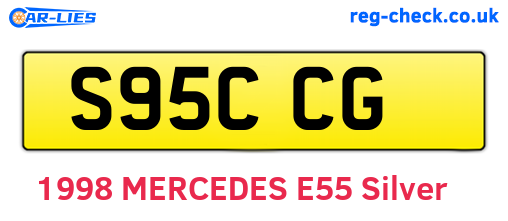 S95CCG are the vehicle registration plates.