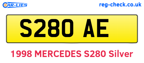 S28OAE are the vehicle registration plates.