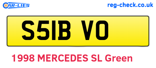 S51BVO are the vehicle registration plates.