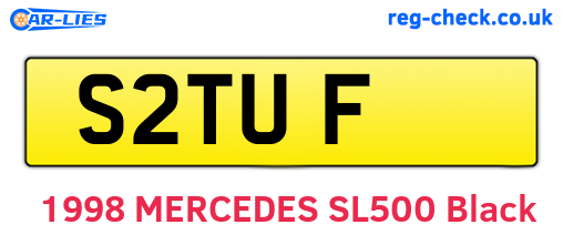 S2TUF are the vehicle registration plates.