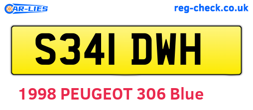 S341DWH are the vehicle registration plates.