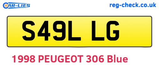 S49LLG are the vehicle registration plates.
