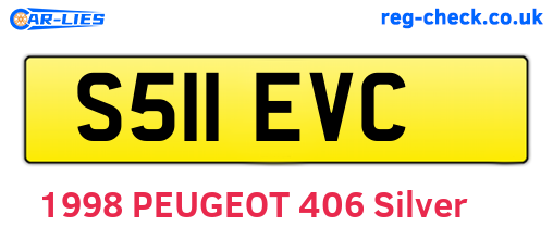 S511EVC are the vehicle registration plates.