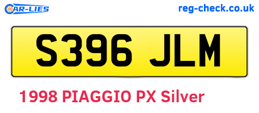 S396JLM are the vehicle registration plates.
