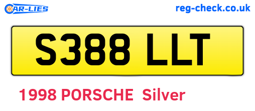 S388LLT are the vehicle registration plates.