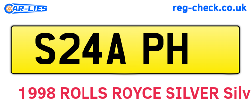 S24APH are the vehicle registration plates.