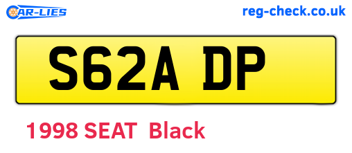 S62ADP are the vehicle registration plates.