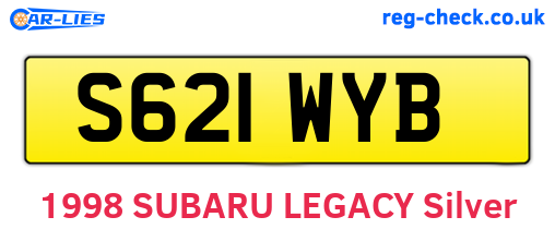 S621WYB are the vehicle registration plates.