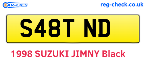S48TND are the vehicle registration plates.