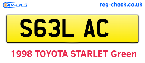 S63LAC are the vehicle registration plates.
