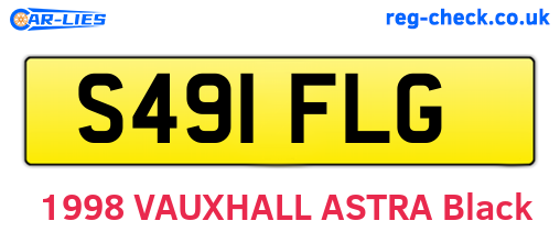 S491FLG are the vehicle registration plates.