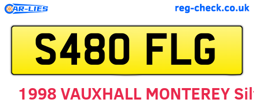S480FLG are the vehicle registration plates.