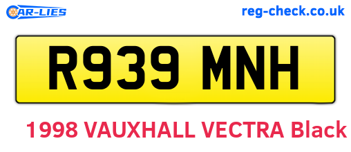 R939MNH are the vehicle registration plates.