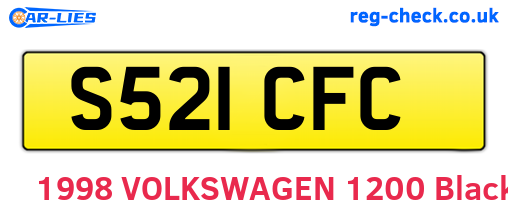 S521CFC are the vehicle registration plates.