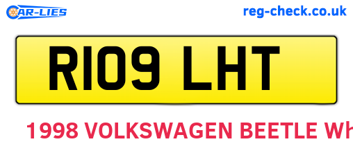 R109LHT are the vehicle registration plates.