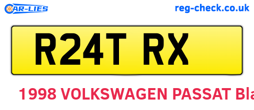 R24TRX are the vehicle registration plates.