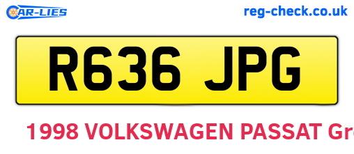 R636JPG are the vehicle registration plates.