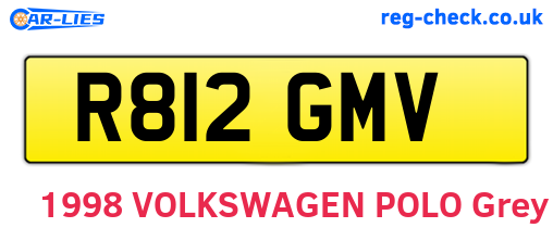 R812GMV are the vehicle registration plates.