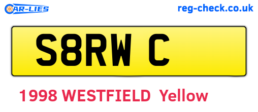 S8RWC are the vehicle registration plates.