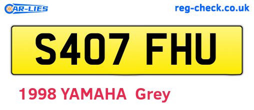 S407FHU are the vehicle registration plates.
