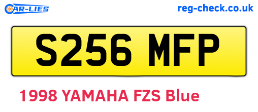S256MFP are the vehicle registration plates.
