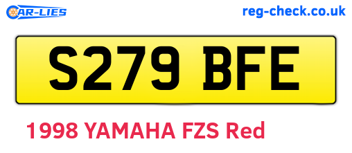 S279BFE are the vehicle registration plates.