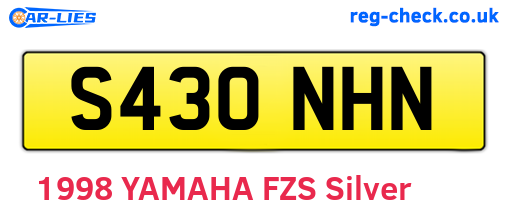 S430NHN are the vehicle registration plates.