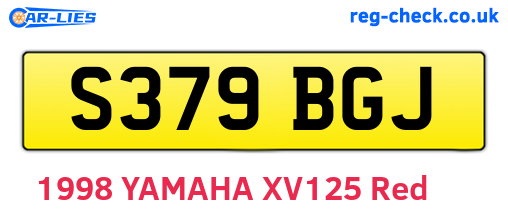 S379BGJ are the vehicle registration plates.