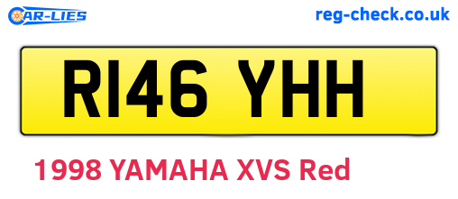 R146YHH are the vehicle registration plates.