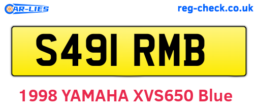 S491RMB are the vehicle registration plates.