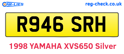 R946SRH are the vehicle registration plates.